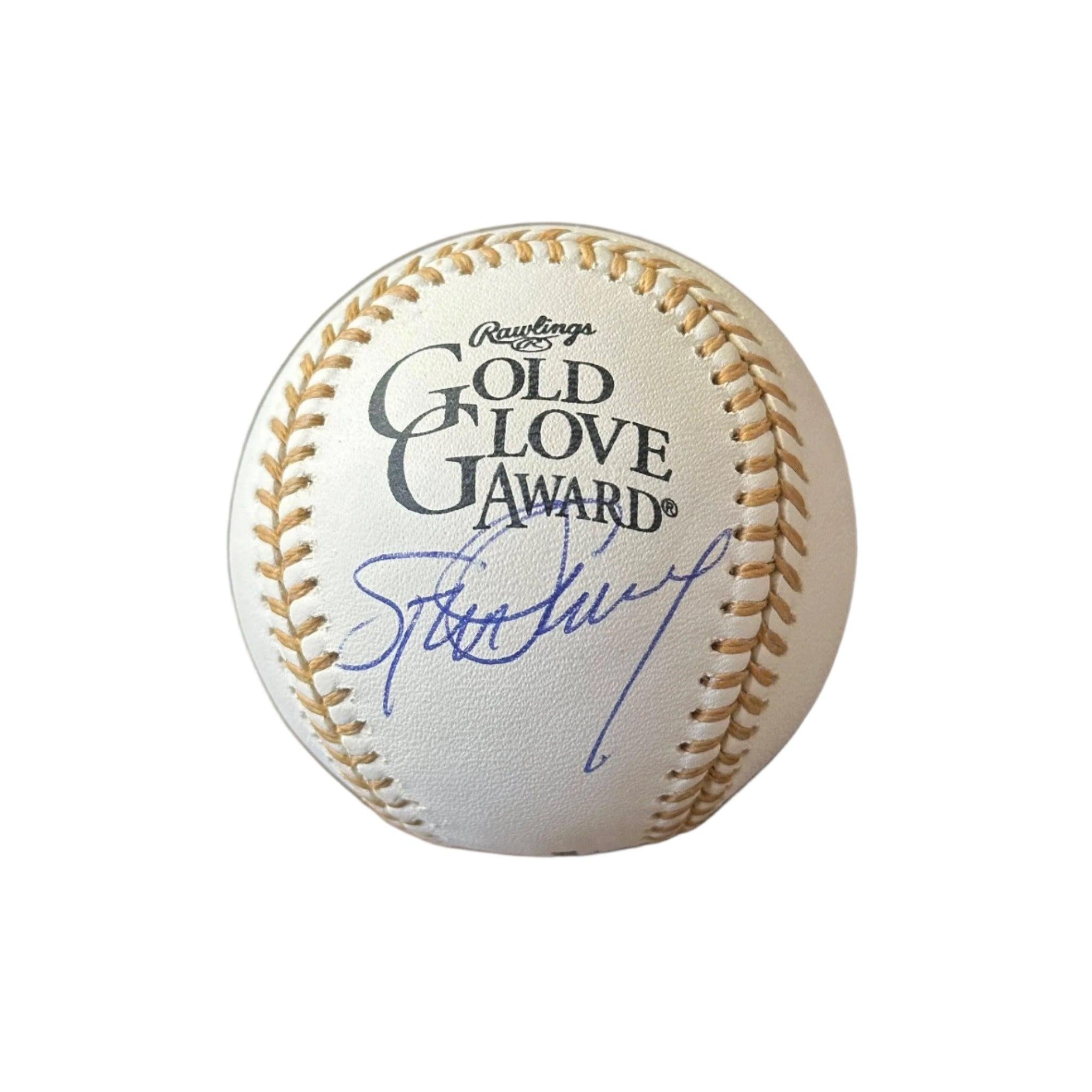 Steve Garvey Los Angeles Dodgers Autographed Gold Glove Award Baseball-Right Off The Field
