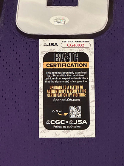 Steve Nash Autographed Phoenix Suns Jersey JSA COA-Right Off The Field