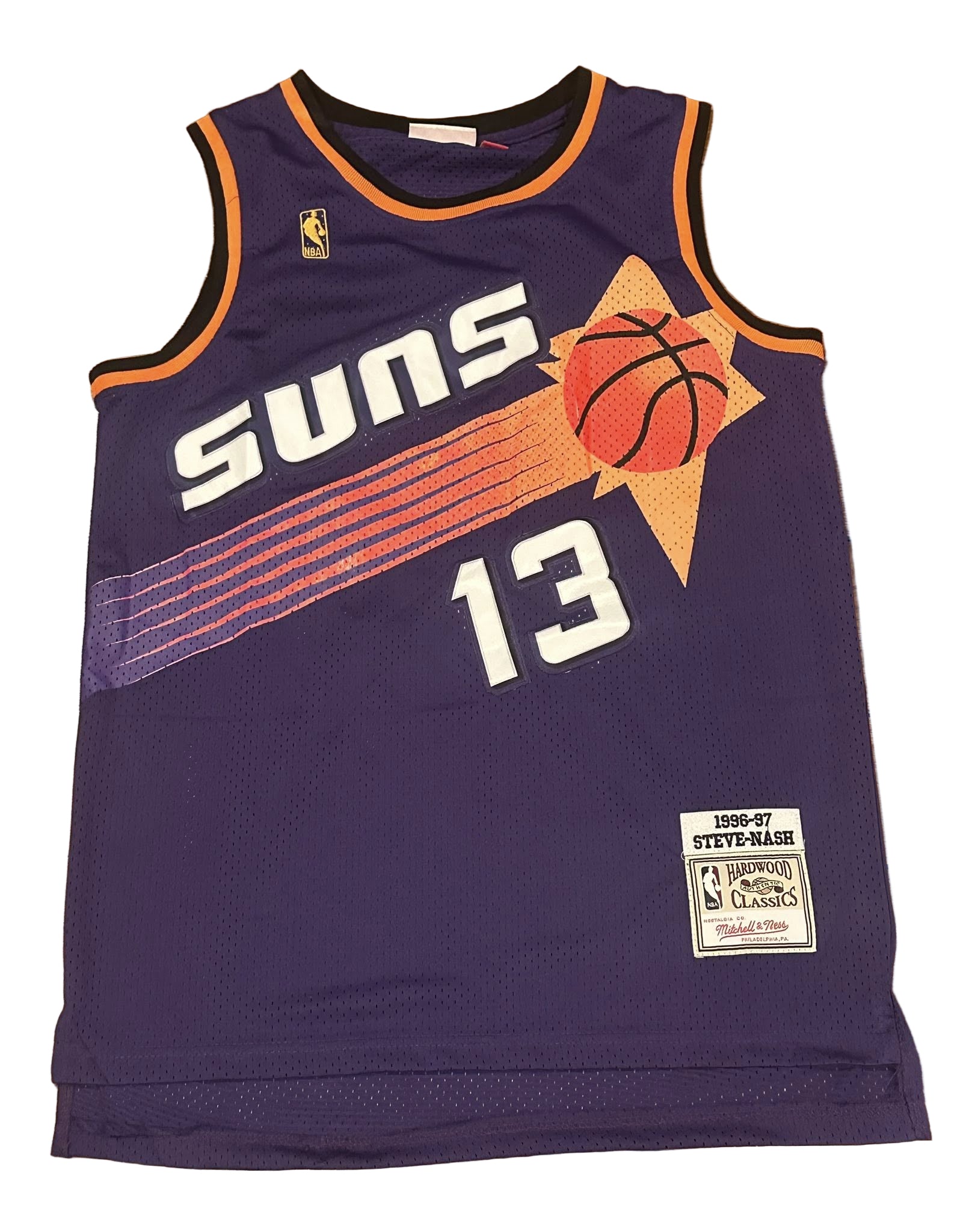 Steve Nash Autographed Phoenix Suns Jersey JSA COA-Right Off The Field