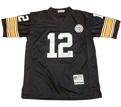Terry Bradshaw Autographed Pittsburgh Steelers Replica Jersey JSA COA-Right Off The Field