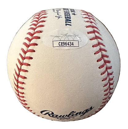 Tom Glavine Autographed Hall of Fame MLB Baseball JSA COA Atlanta Braves-Right Off The Field