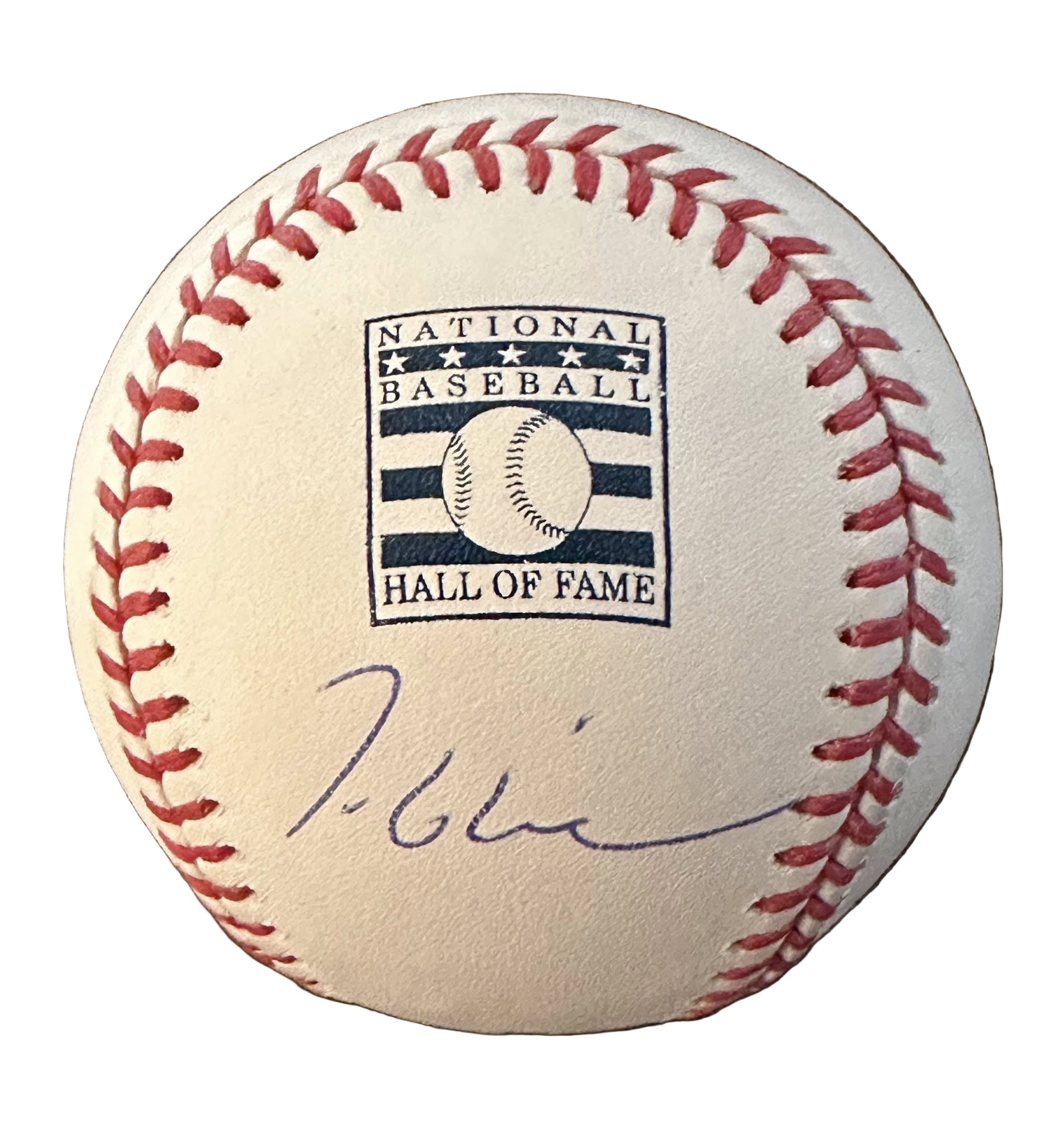 Tom Glavine Autographed Hall of Fame MLB Baseball JSA COA Atlanta Braves-Right Off The Field