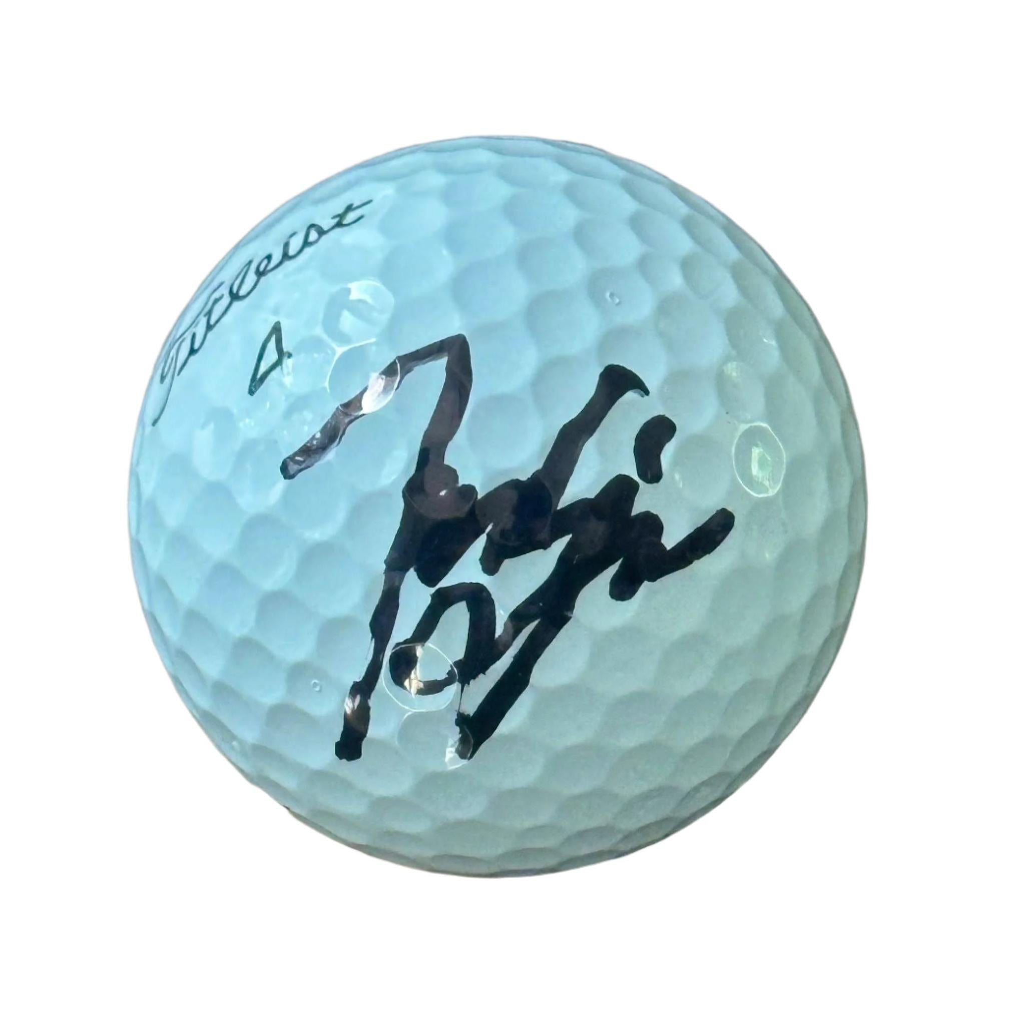 Tony Finau Autographed Titleist Pro V1 Golf Ball-Right Off The Field