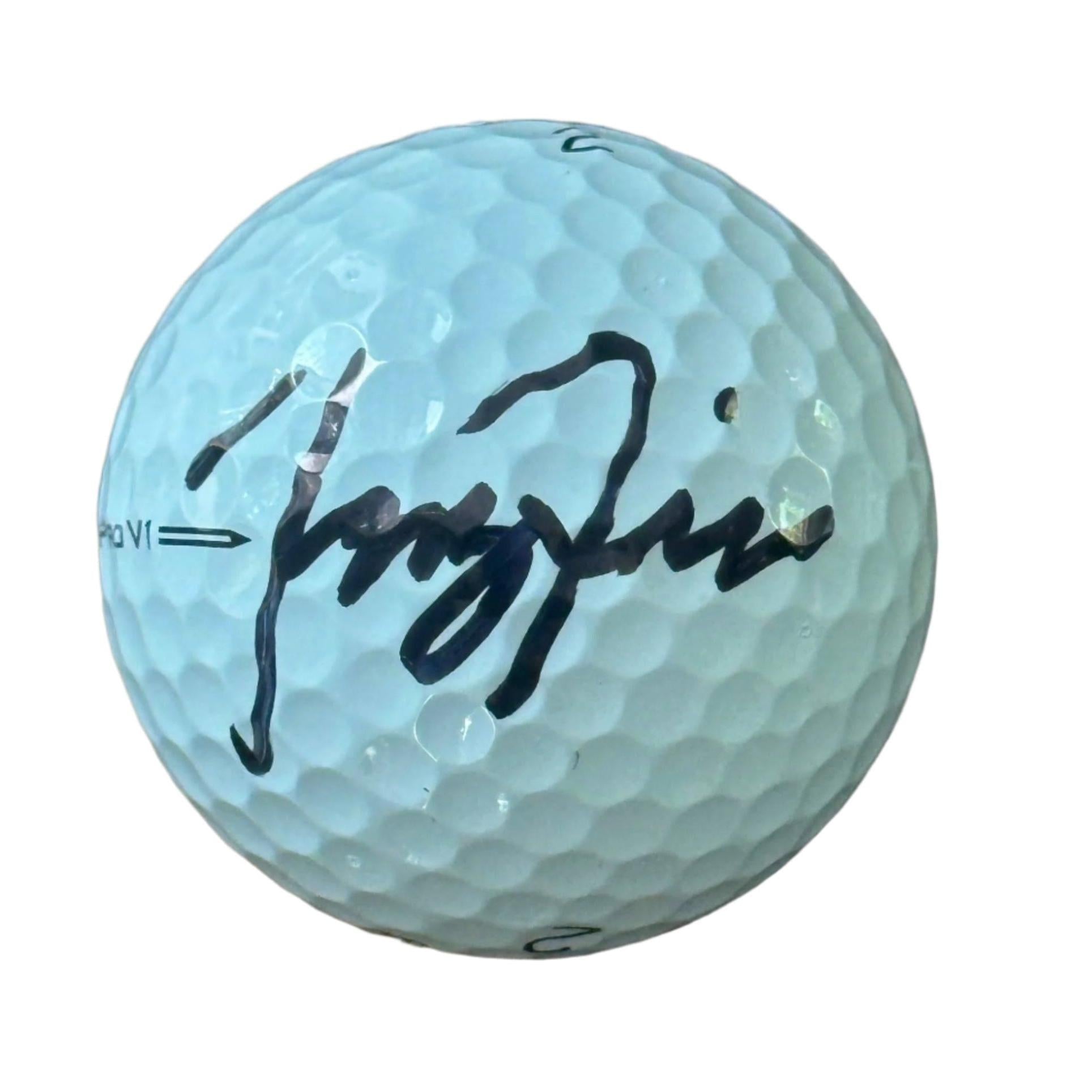 Tony Finau Autographed Titleist Pro V1 Golf Ball-Right Off The Field