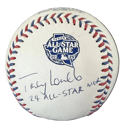 Torey Lovullo Autographed & Inscribed 2024 MLB All Star Game Baseball JSA COA-Right Off The Field