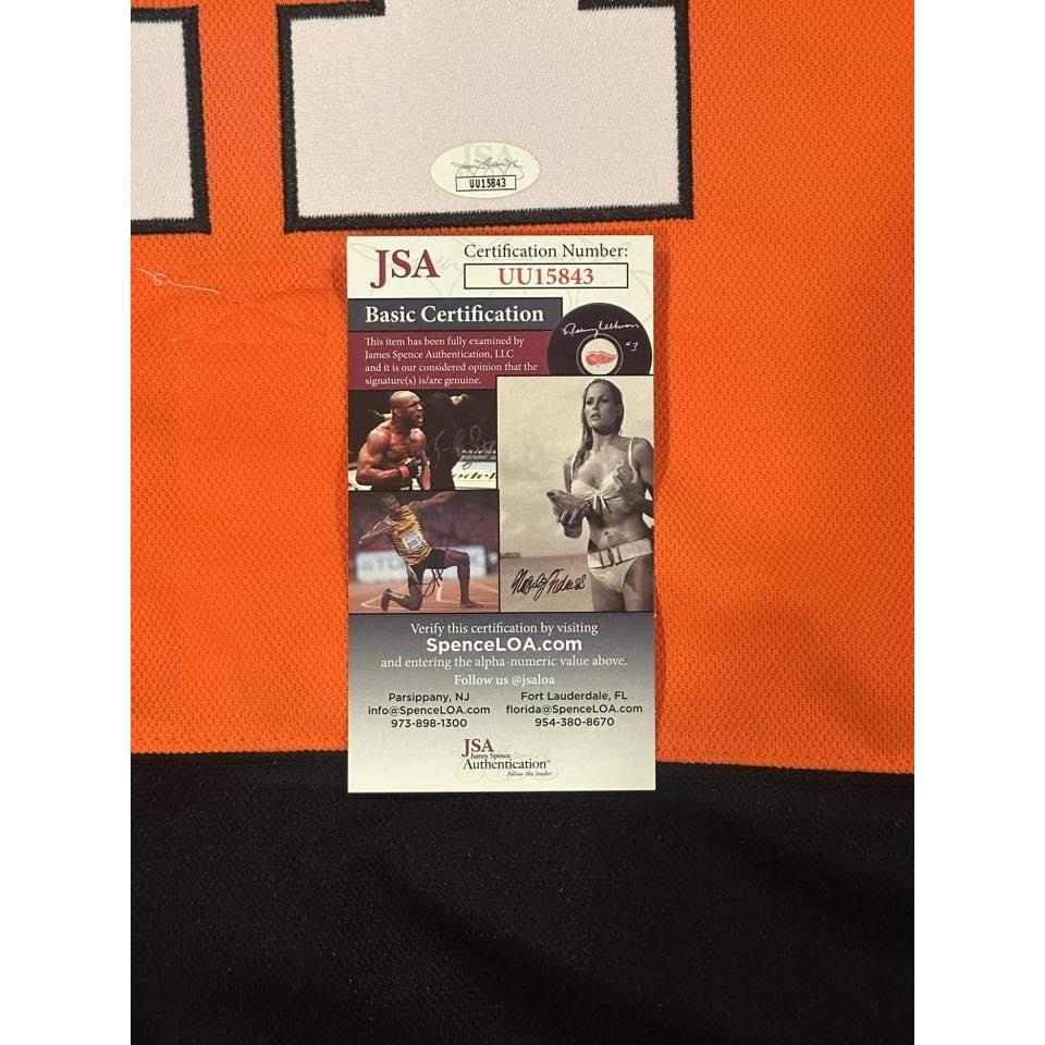 Travis Konecny Autographed Philadelphia Flyers Jersey JSA COA-Right Off The Field