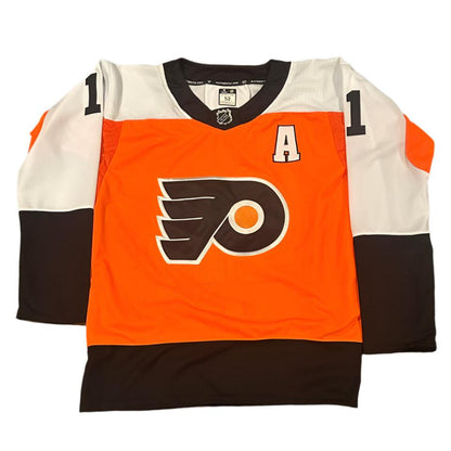 Travis Konecny Autographed Philadelphia Flyers Jersey JSA COA-Right Off The Field