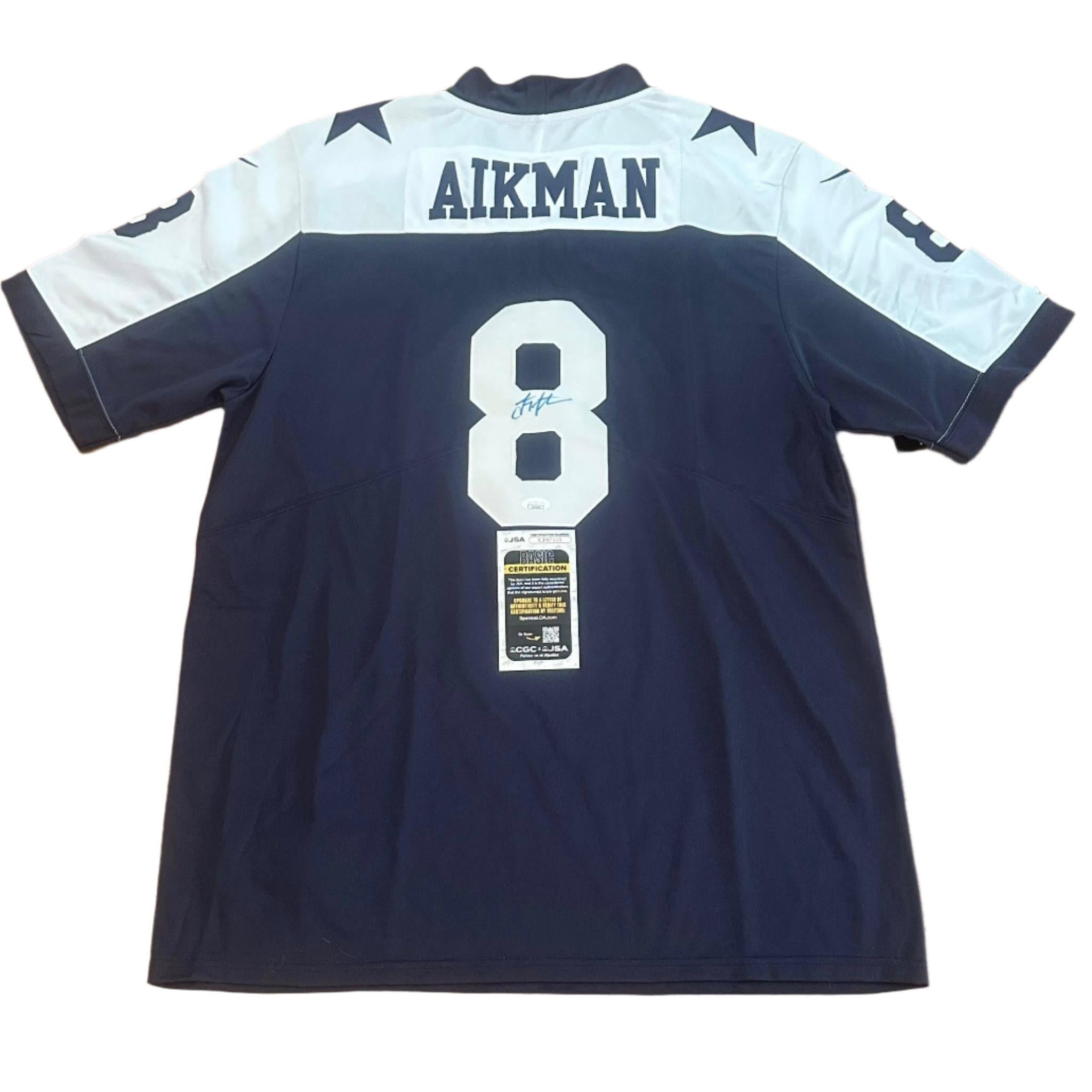 Troy Aikman Autographed Dallas Cowboys Jersey JSA COA-Right Off The Field