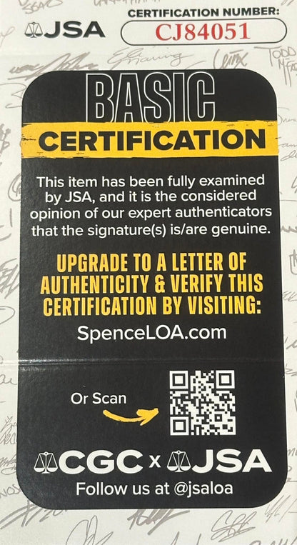 Ty France Autographed 2025 World Series Baseball JSA COA Toronto Blue Jays-Right Off The Field