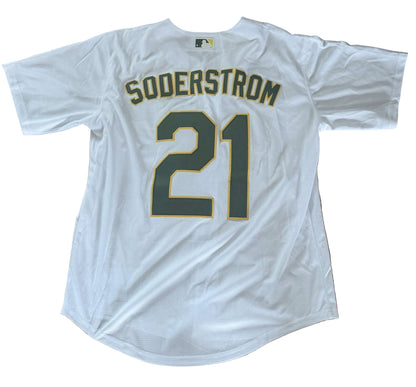 Tyler Soderstrom Athletics Jersey Size L-Right Off The Field