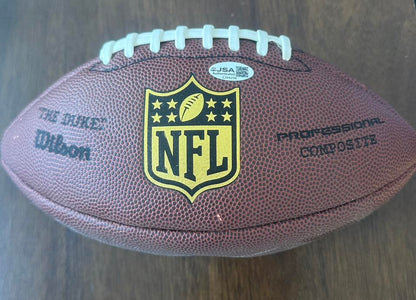 Tyrann Mathieu Autographed Wilson Composite Replica Football JSA COA-Right Off The Field