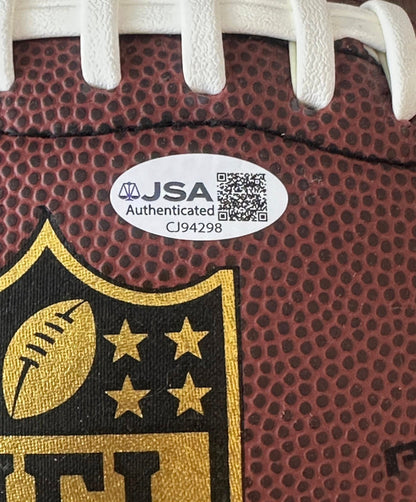 Tyrann Mathieu Autographed Wilson Composite Replica Football JSA COA-Right Off The Field