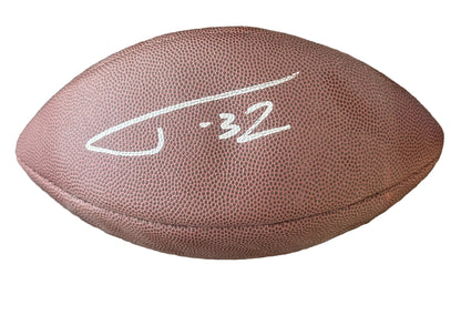 Tyrann Mathieu Autographed Wilson Composite Replica Football JSA COA-Right Off The Field
