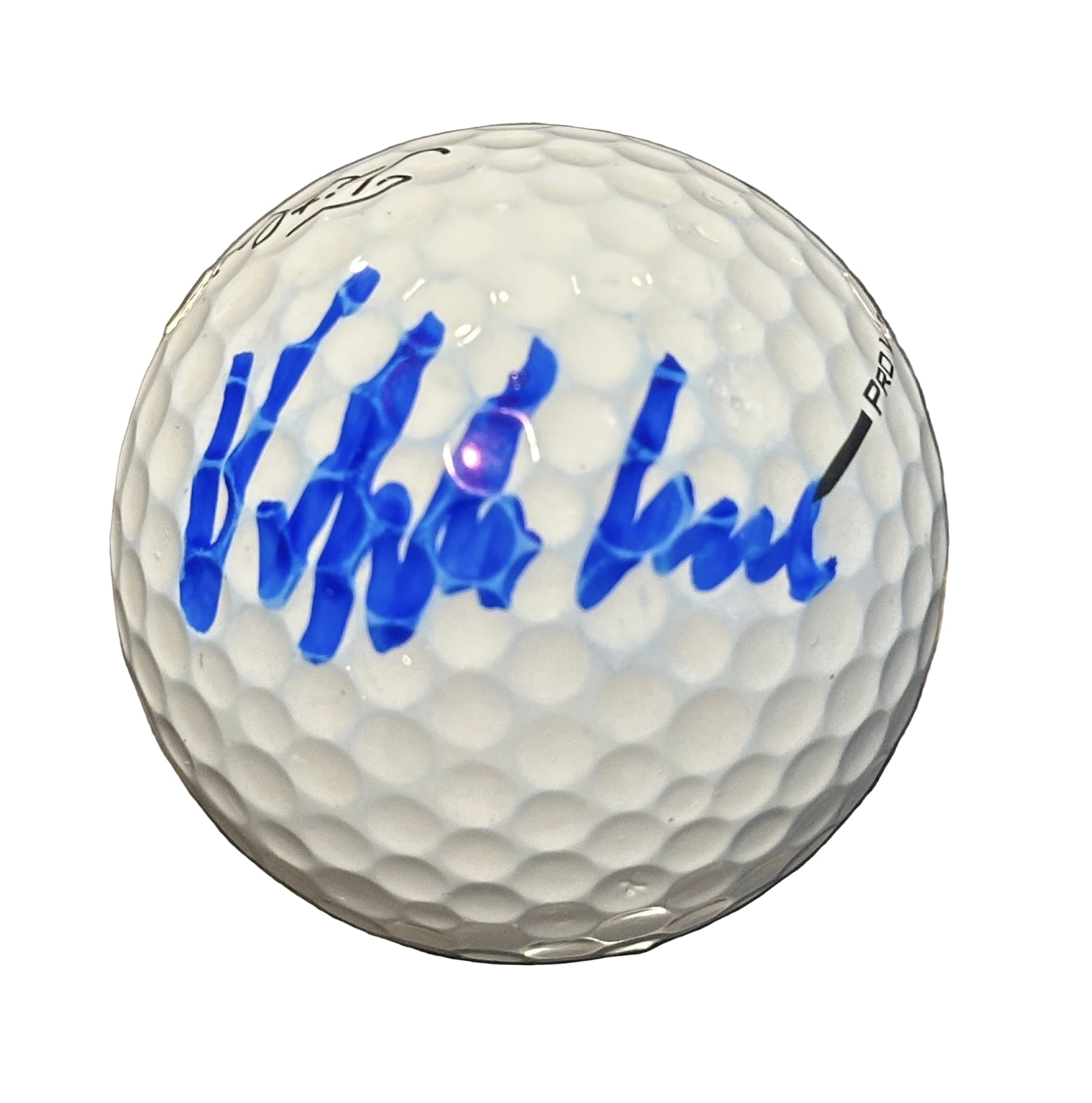 Viktor Hovland Autographed 2025 Ryder Cup Golf Ball JSA COA Team Europe-Right Off The Field