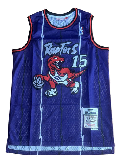 Vince Carter Toronto Raptors 1998-1999 Jersey Size L-Right Off The Field