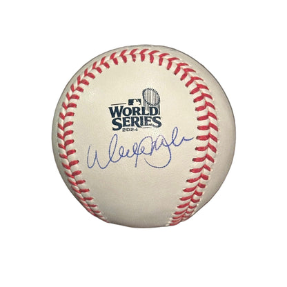 Walker Buehler Los Angeles Dodgers Autographed 2024 World Series Baseball JSA-Right Off The Field
