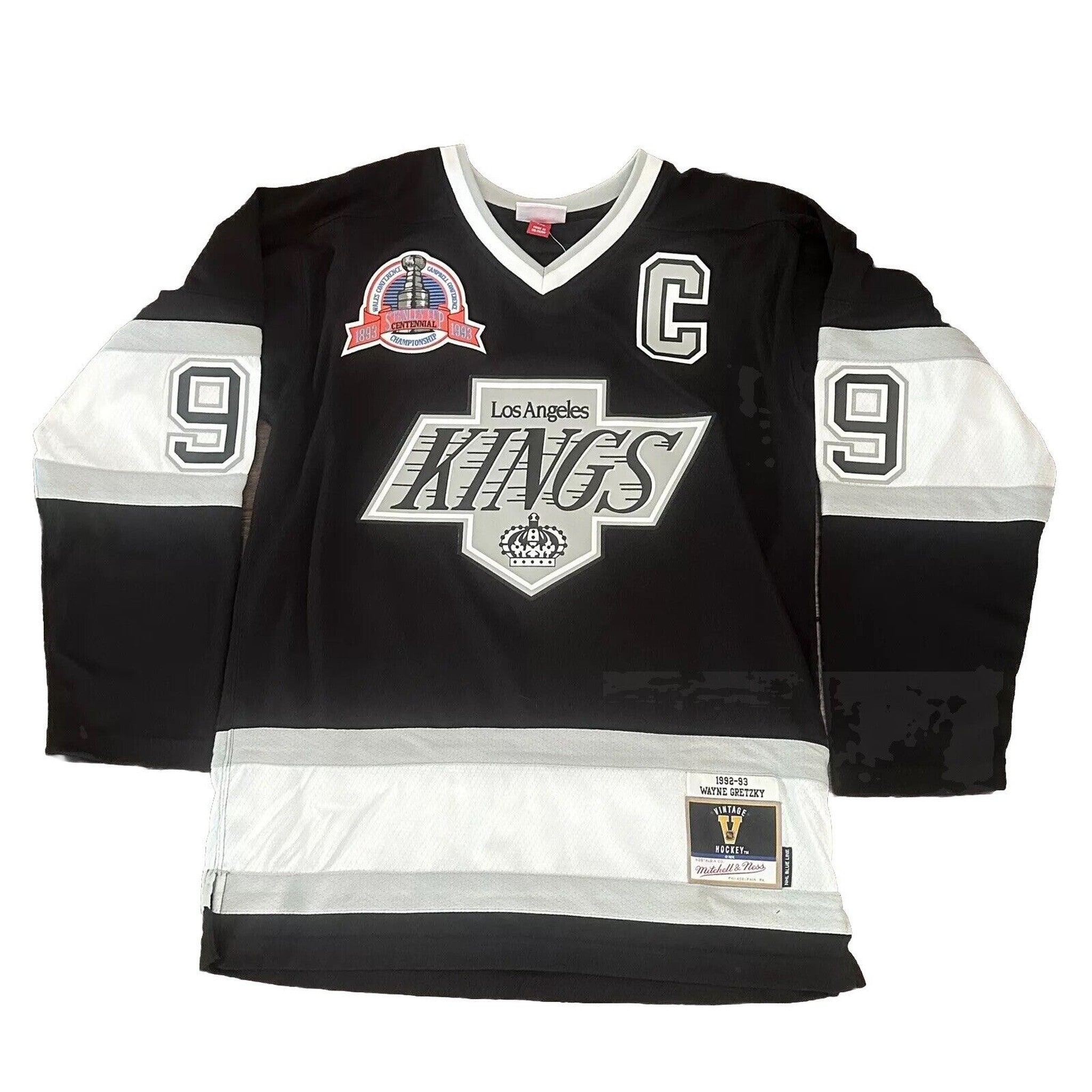Wayne Gretzky Signed Los Angeles Kings Mitchell & Ness S Medium Jersey JSA LOA-Hockey-Right Off The Field