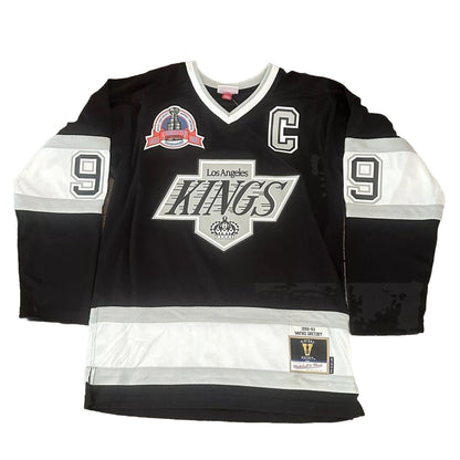 Wayne Gretzky Signed Los Angeles Kings Mitchell & Ness S Medium Jersey JSA LOA-Hockey-Right Off The Field