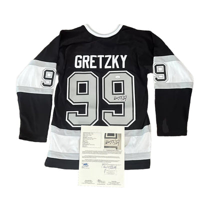 Wayne Gretzky Signed Los Angeles Kings Mitchell & Ness S Medium Jersey JSA LOA-Hockey-Right Off The Field