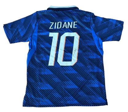 Zinedine Zidane Signed Autographed France Jersey JSA LOA-Right Off The Field